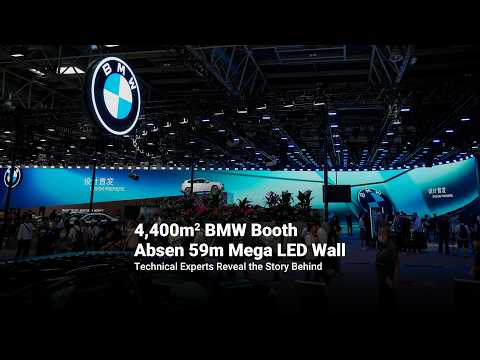 A 59-meter mega LED wall. A 4,400㎡ premium booth. And BMW is entering the New Era.